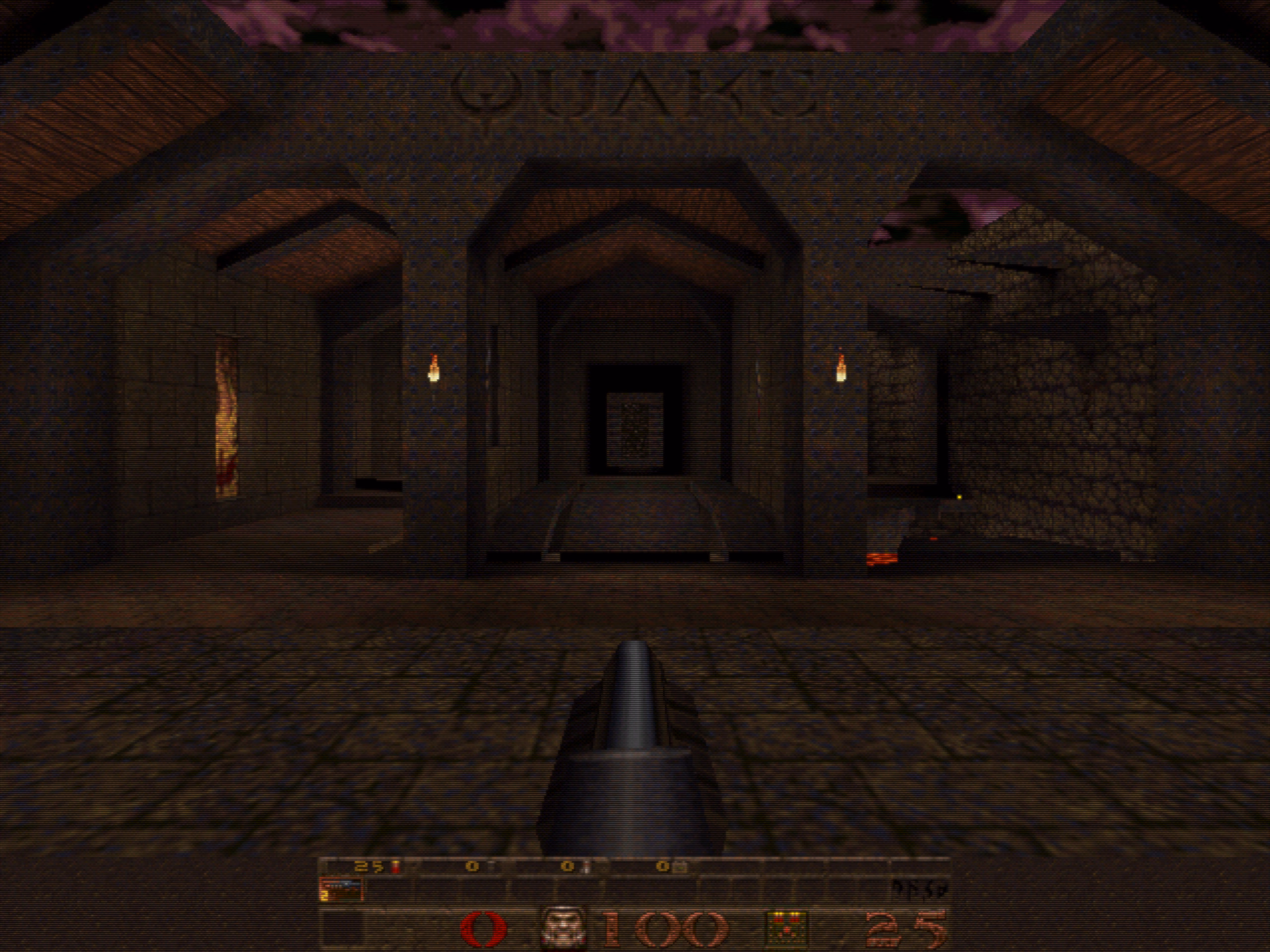 The Quake start map
